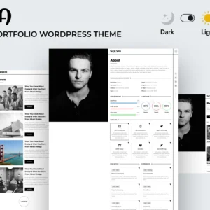 Personal Portfolio WordPress Theme - Salva