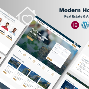 Modern Home - Real Estate Services & Agent